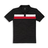 Ducati D- Stripe short sleeved men polo shirt